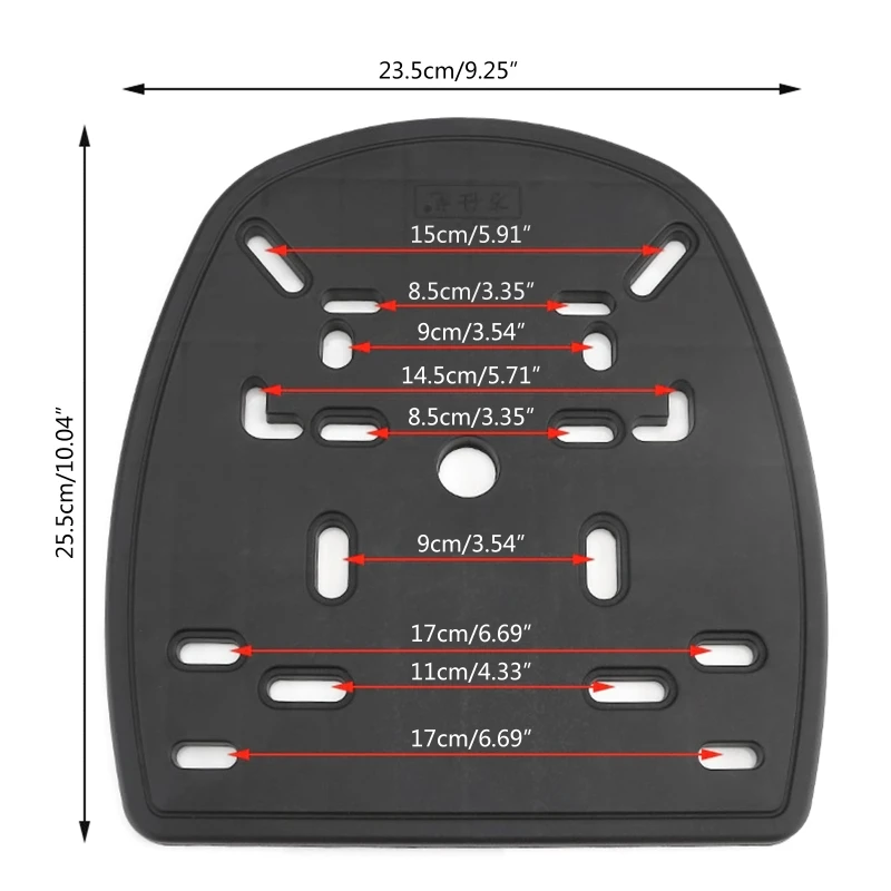 Tail ​Box Quick Release Board Base Stamping Bottom Plate Fit for Motorcycle Electrical Vehicle Tail Box Rack Accessories D7YA