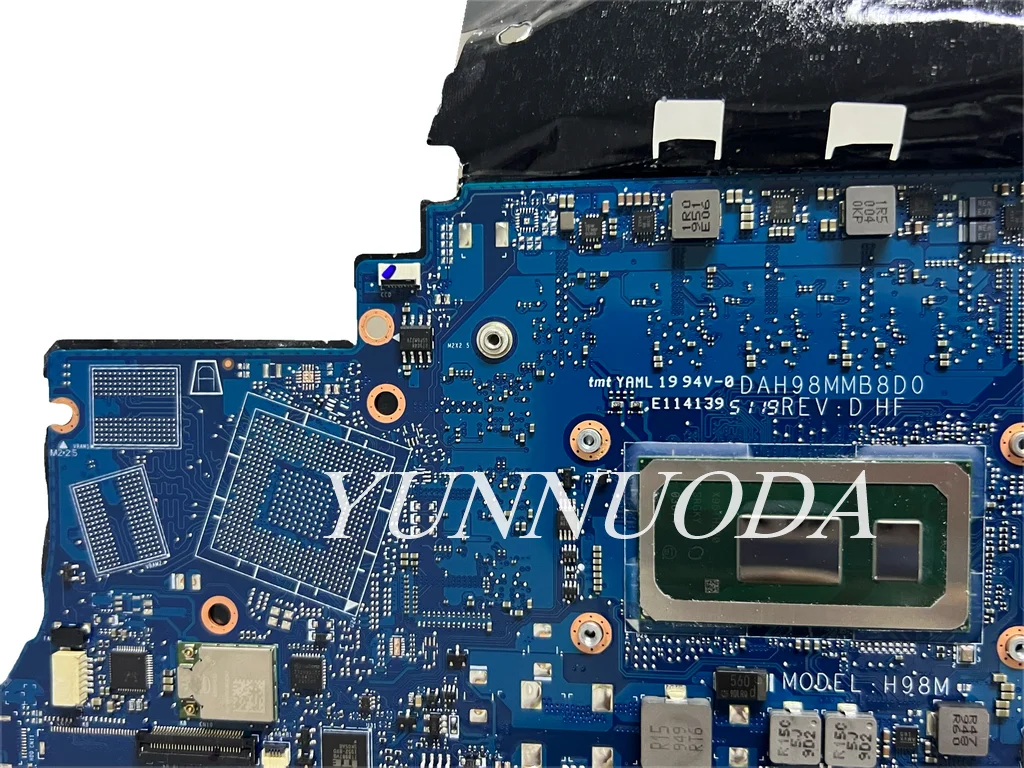 DAH98MMB8D0 For Huawei Matebook D14 D15 BoB-WAH9P  BoB-WAH9 Laptop Motherboard Wtih i3 i5 i7 10 th CPU  8G RAM 100% Tested