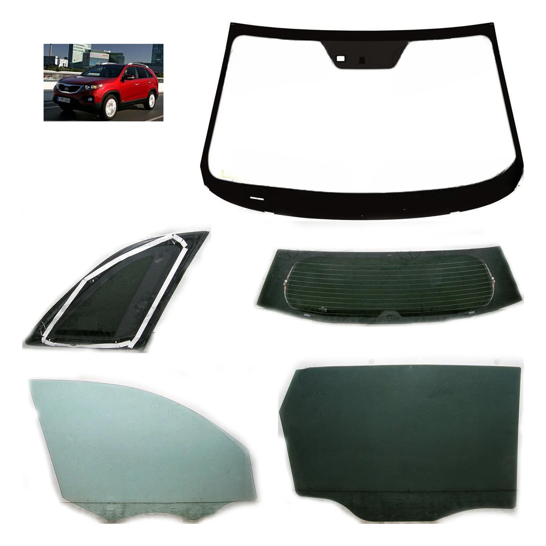 Kia Sorento 2009 windshield glass sunroof car  auto   parts windshields    windscreen original