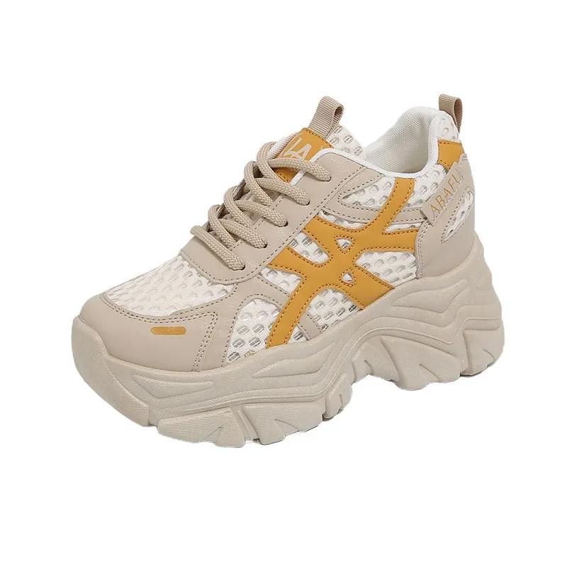 

Женские модные кроссовки на толстой подошве, Новое поступление, дышащая спортивная обувь для бега, легкие износостойкие кроссовки с поддержкой