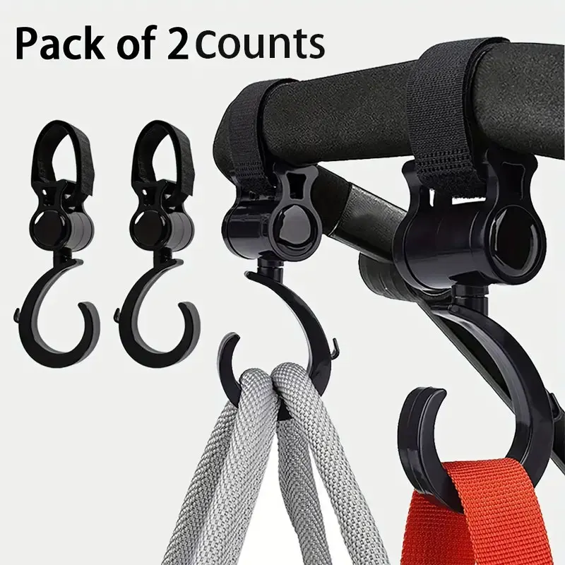 2PCS Pram Hook Baby Stroller Accessories Shopping Prop Multi Purpose Baby Stroller Hook Multi Purpose Shopping Pram Hook