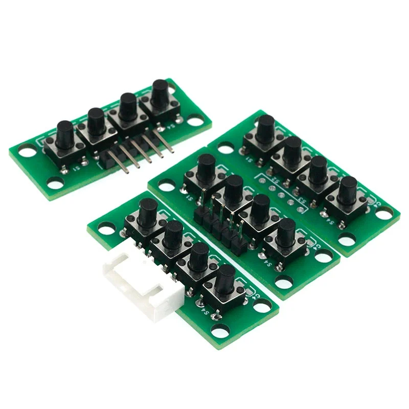 DIY Kit 1x4 4 Independent Key Button Keypad Keyboard Module Mcu for Arduino Student Class Design Graduation Project Experiment