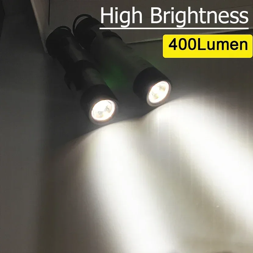 HEINAST LED Mini Flashlight 400LM Brightness Pocket Work Light Magnet and Hook EDC Rechargeable Light Torch for Outdoor Camping