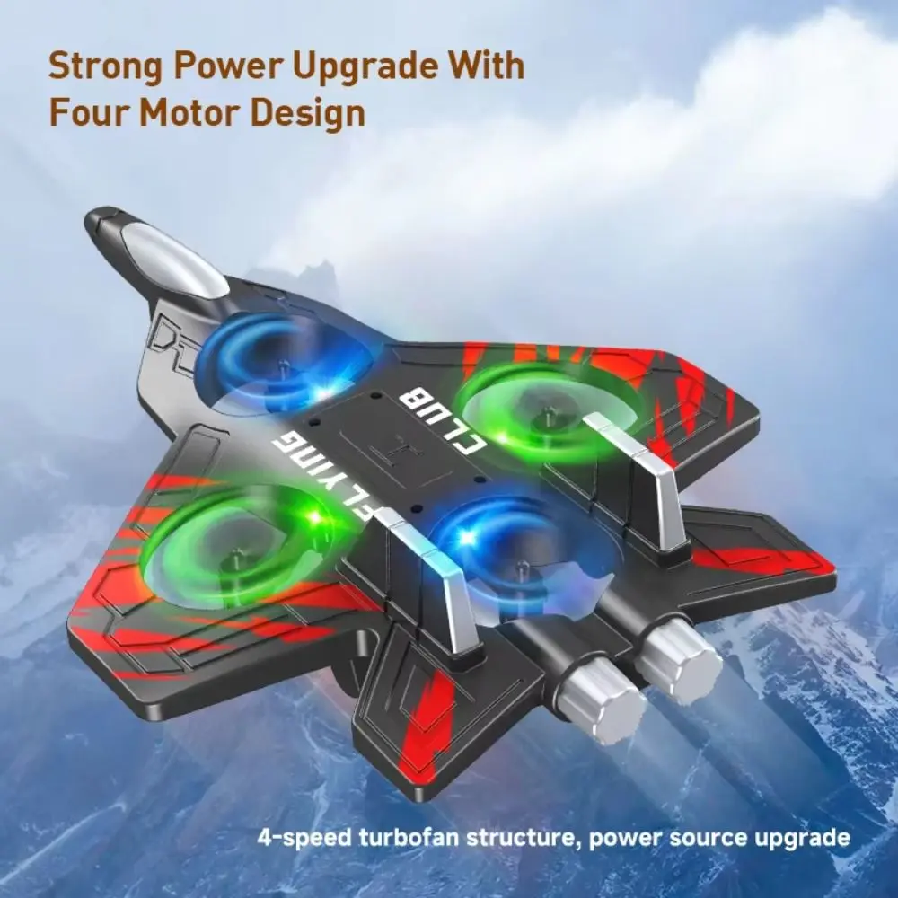 

EPP Foam Remote Control Foam Fighter Gravity Sensing Rechargeable Four Motor Helicopter Toy RC Drones Durable RC Hobby Jet Plane