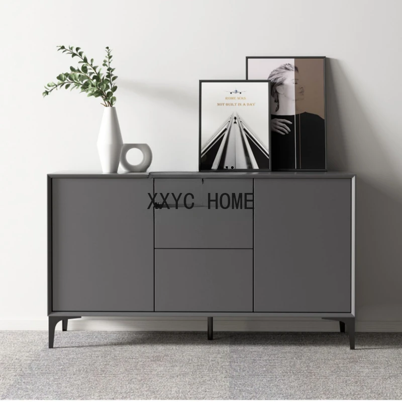 

Встроенный Настенный Шкафчик, итальянский минималистичный шкаф для входа в гостиную в скандинавском стиле