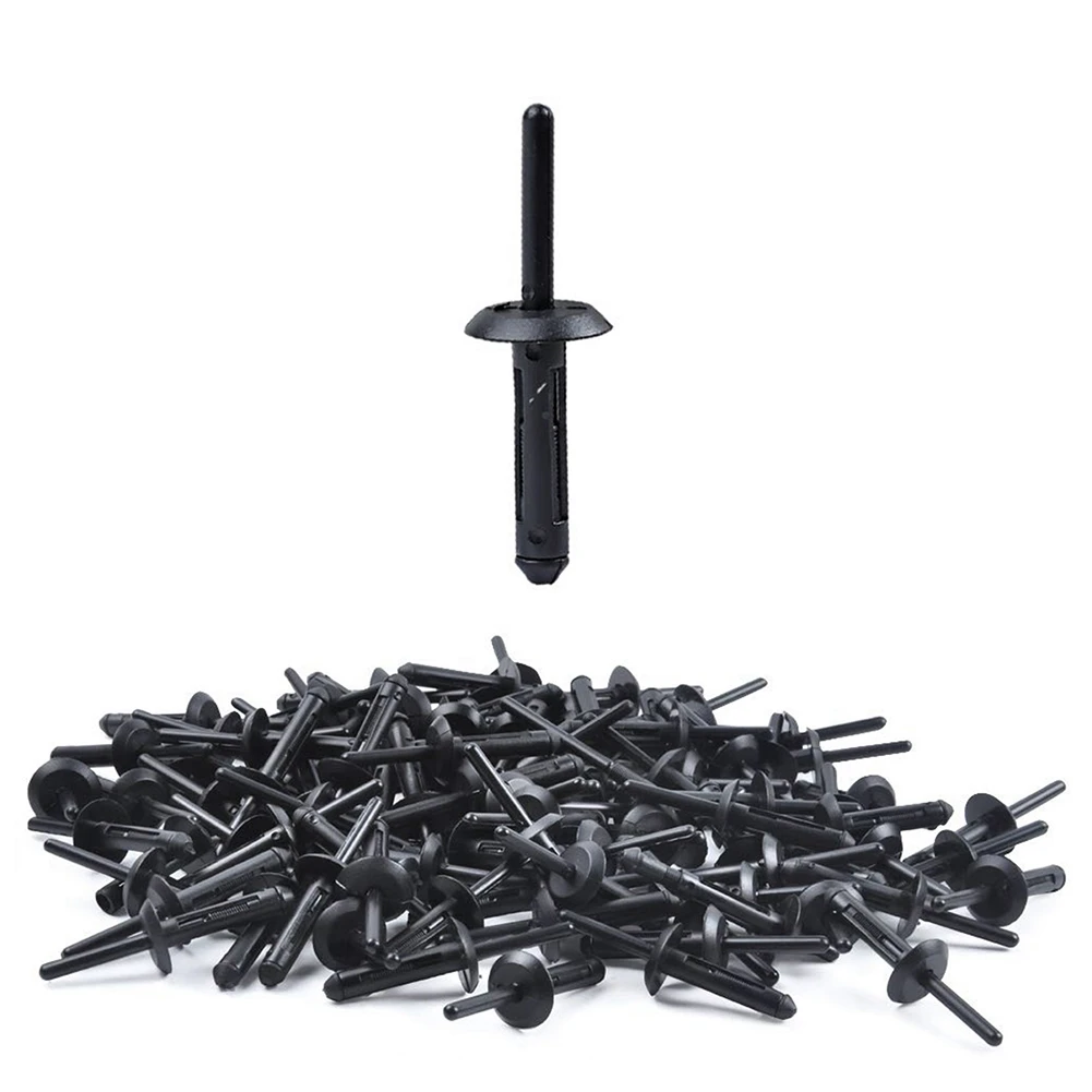 200PCS Plastic Rivet Clip for Jeep Wrangler 07-15 Chrysler 300 99-10 Dodge Avenger 08-14 Nylon Fastener