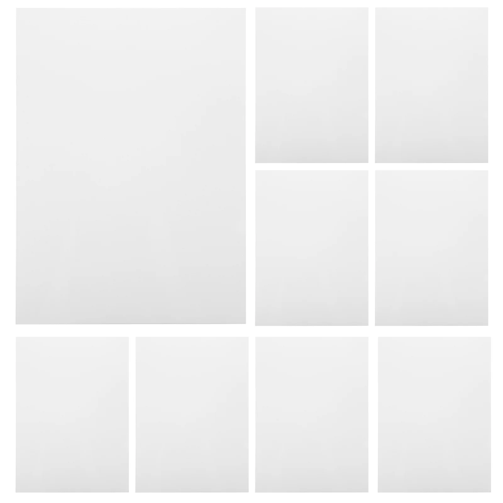 10pcs Pvc Transparent Hard Sheets For Lightboxes Lighting Gel Filters Color Correction Diy Craft Photo Props Lighting Supplies