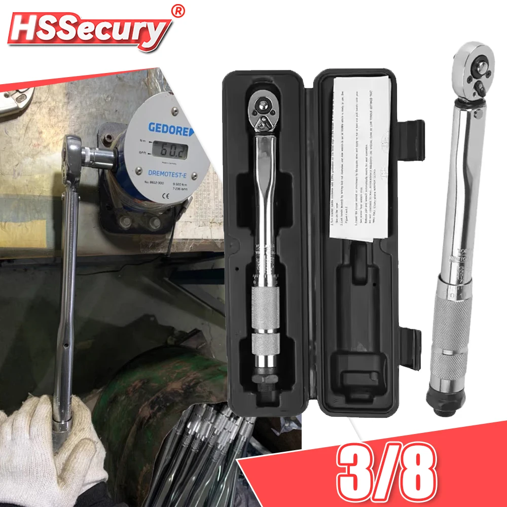 

Микрометр 5-25 Нм, инструмент для разборки автомобиля, мотоцикла, высокоточный профессиональный регулируемый динамометрический ключ, 1/4 дюйма, гаечный ключ, инструмент
