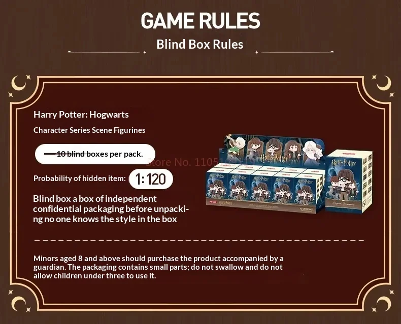 Echte POPMART Harry Potter Hogwarts Biographical Series Blind Box Szene Sammlerfigur Desktop Ornament Sammlerstück Geschenk – Detail 7