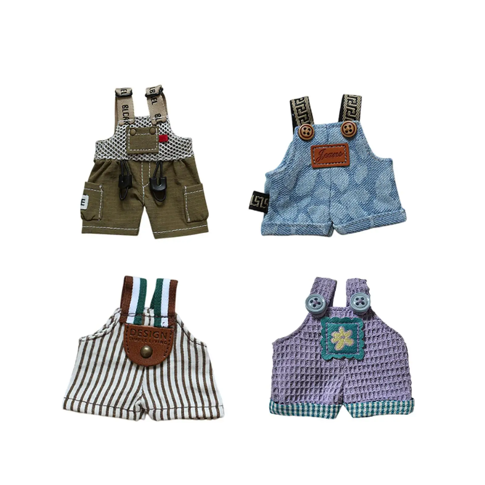 Doll Pants Imagination DIY Fashion for Little Girls Flexibility Photo Props Educational Doll Clothes Make Your Own Dolls