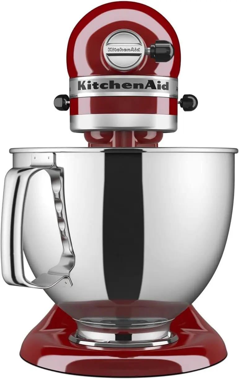 150PSER Artisan Tilt-Head Stand Mixer with Pouring Shield, 5-Quart, Empire Red