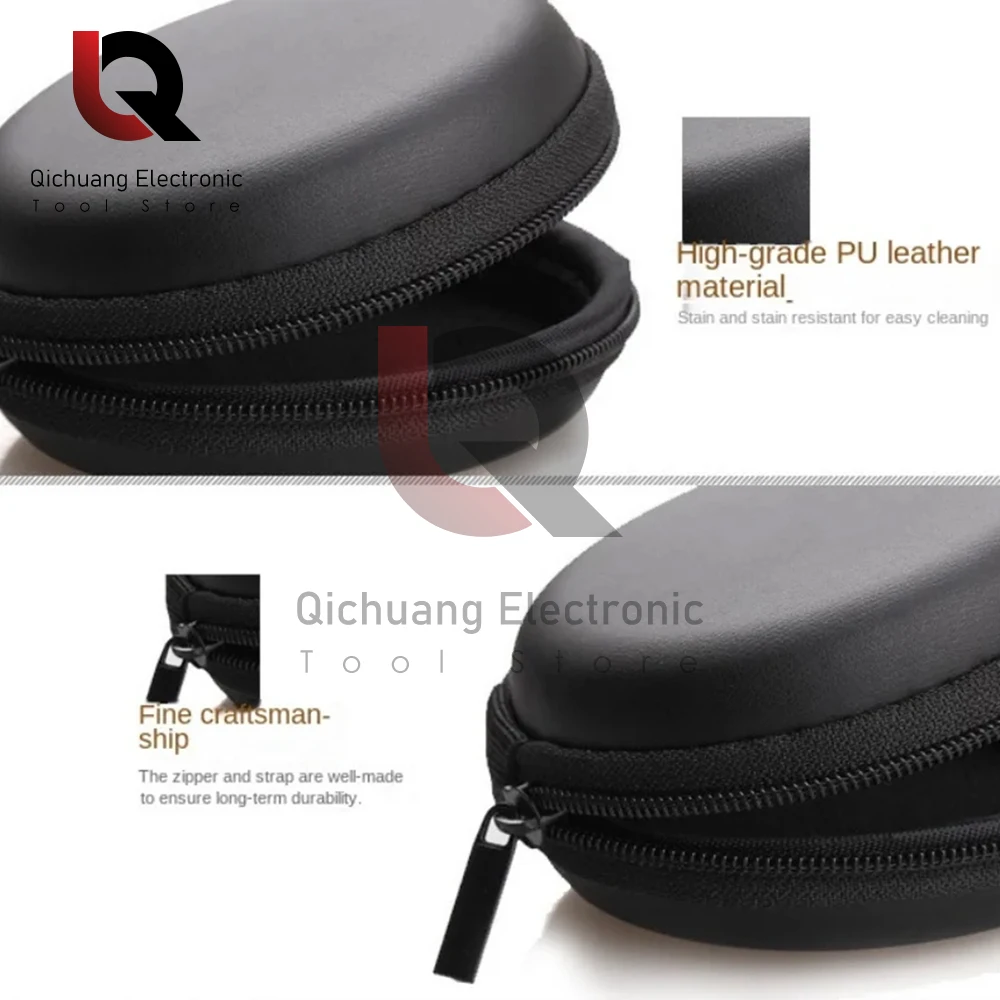 Kopfhörer Halter Fall Lagerung Tragen Hard Bag Box Fall Für Kopfhörer Kopfhörer Zubehör Ohrhörer Speicherkarte USB Kabel