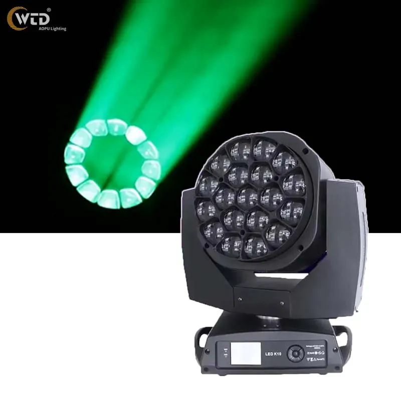 

Светодиодный прожектор AOPU 19*15W RGBW Bee Eye Moving Head Wash Light для концертов, диджеев и вечеринок