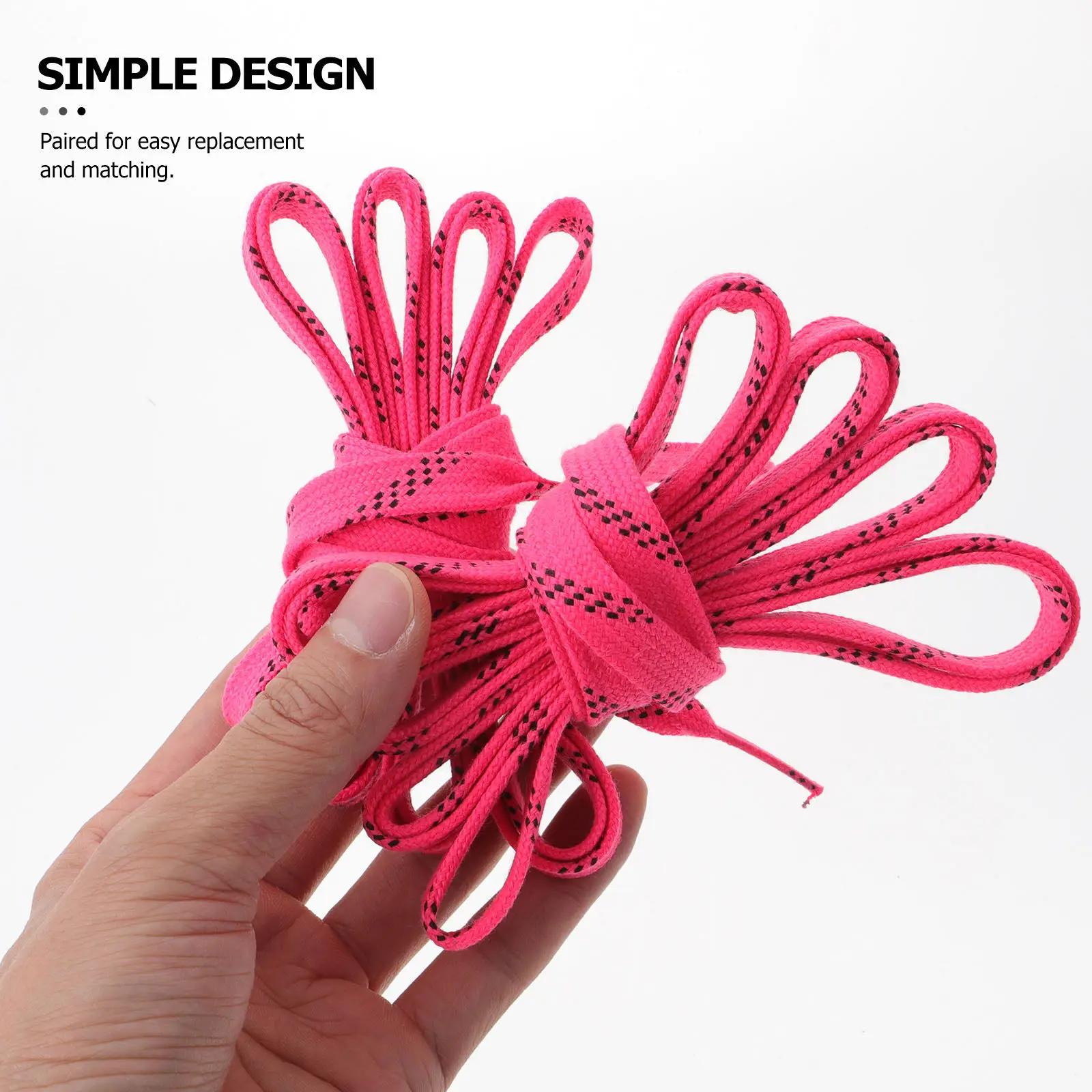 

1 пара вощеных шнурков для коньков, замена шнурков для хоккейных, роликовых, скоростных и фигурных коньков, спортивные шнурки с плотной и надежной фиксацией