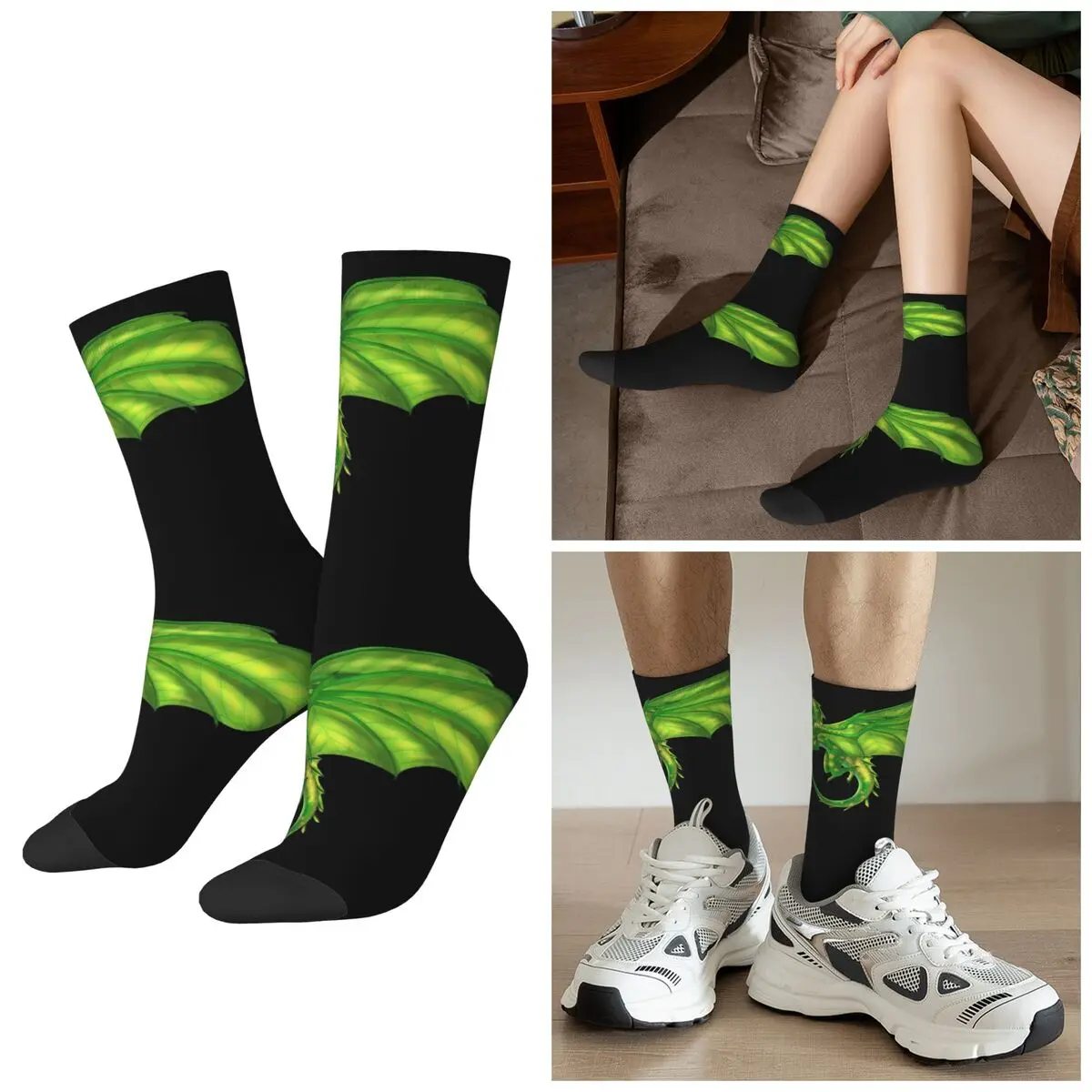 

Всесезонные носки Sundew - Wings Of Fire, спортивные носки в стиле Харадзюку, супер мягкие чулки для мужчин и женщин, подарки