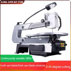 220V Curve Saw Electric Jigsaw 180W Desktop Pull Wire Saw Table Drew Saw Board Cutting Machine Woodworking Carving Tool