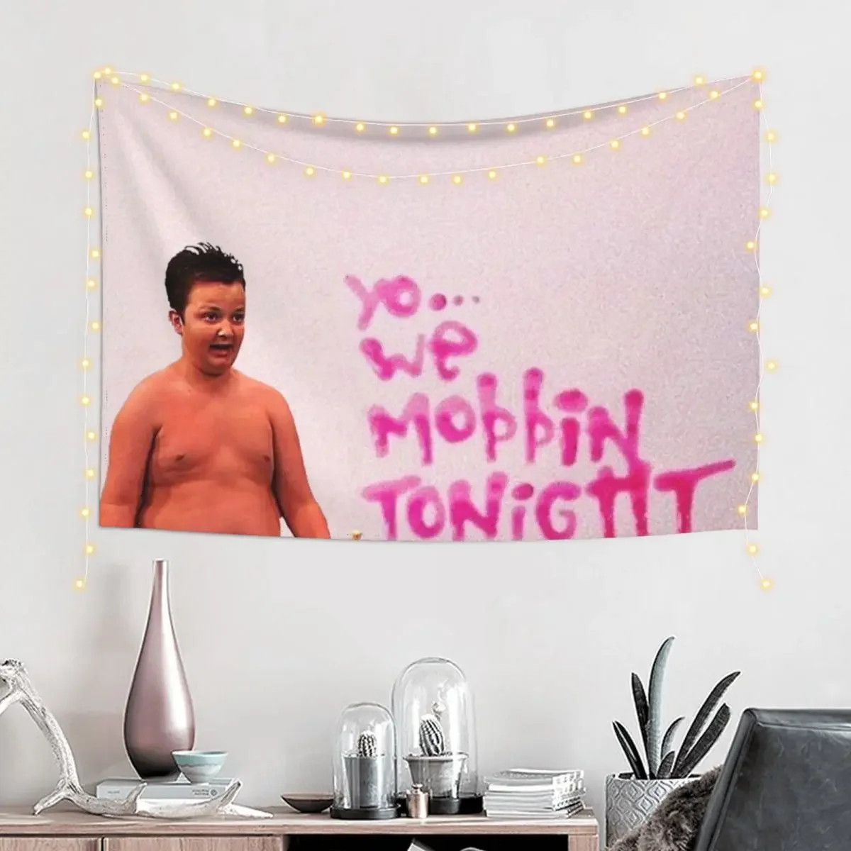 Gibby Mobbin Or What? Tapestry Bedroom Decor Aesthetic House Decorations Home Decoration Home Supplies Tapestry