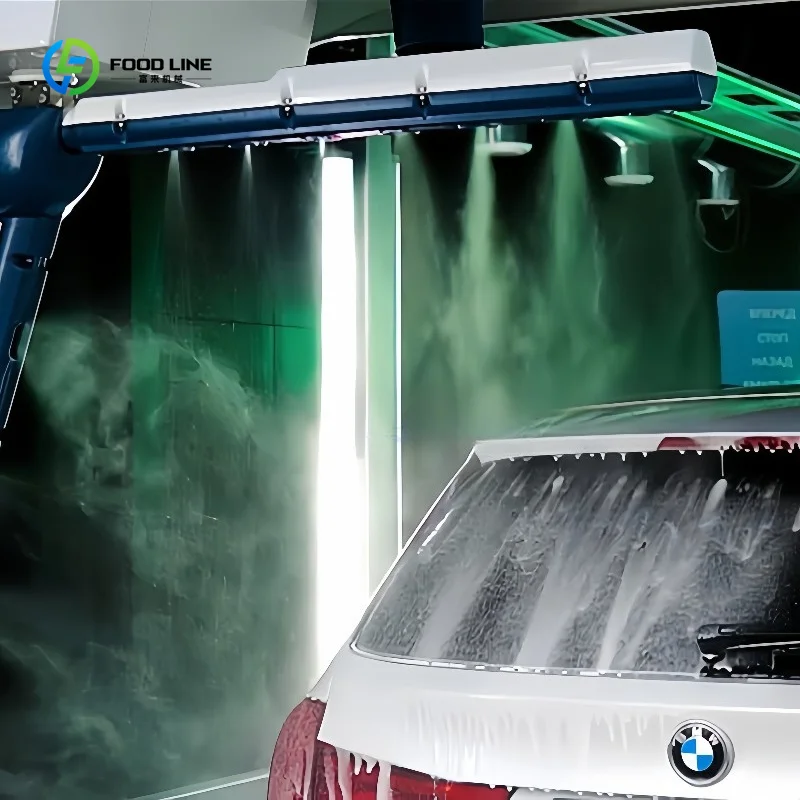Unmanned Touchless Auto Car Washer Commercial High Pressure Jet Wash Machine Custom