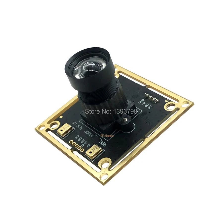 2MP Distorsione Zero UVC Webcam 30FPS Modulo fotocamera USB Riprese Ampio riconoscimento facciale dinamico 1080P Linux Supporto Windows Audio