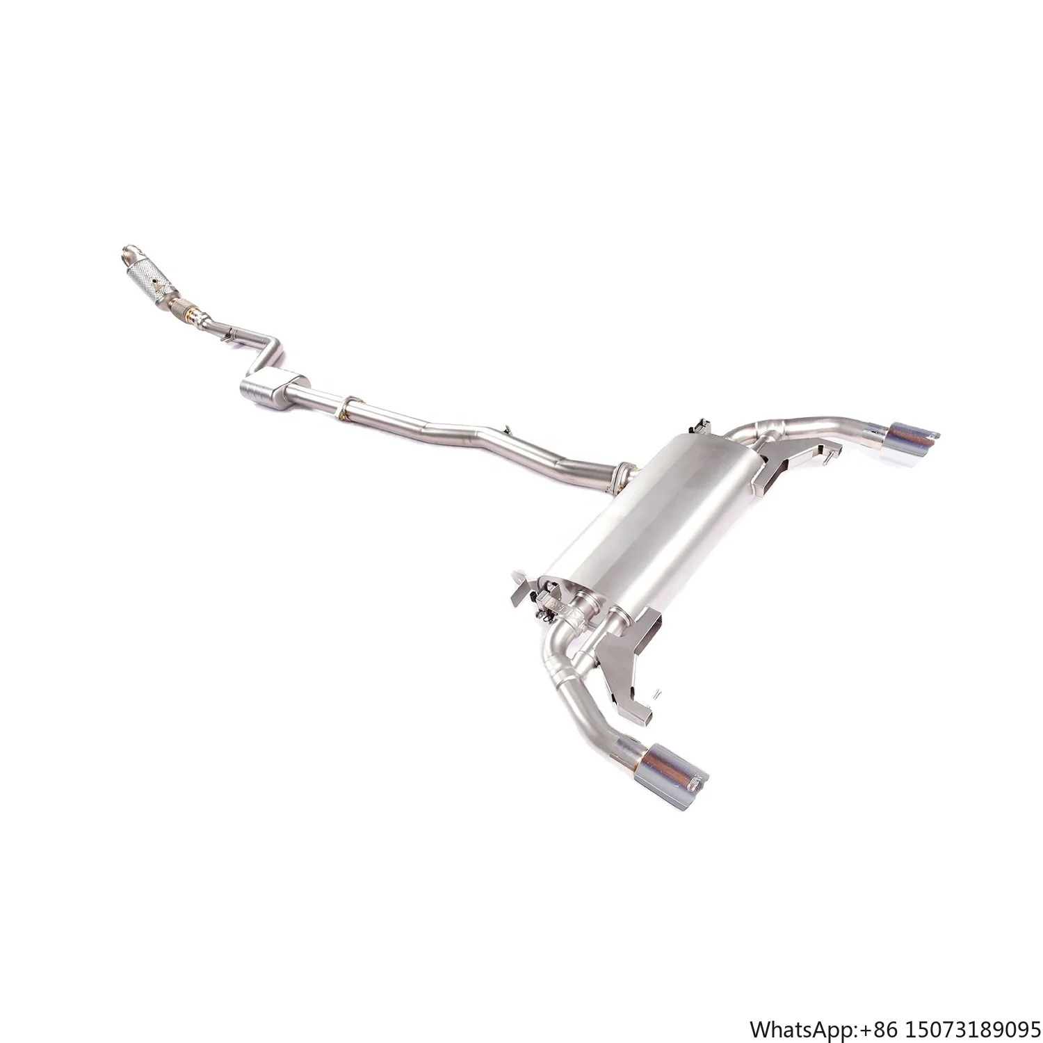 Factory Price Accurate Fitment Valvetronic Sound Exhaust Muffler with Carbon Fiber Tips for X4 G02 2.0T Catback
