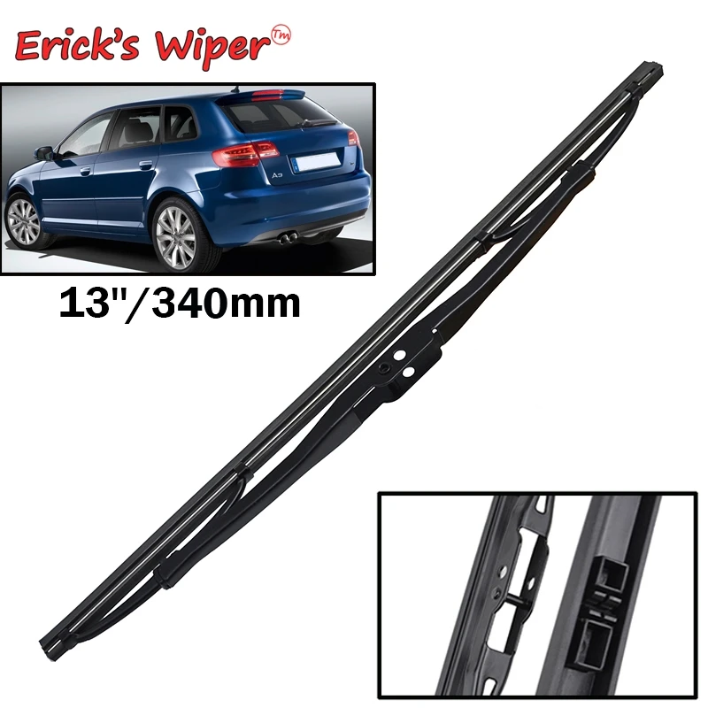 

Erick's Wiper 13" Rear Wiper Blade For Audi A3 S3 8P1 2003 - 2012 Windshield Windscreen Clean Tailgate Window Car Rain Brush