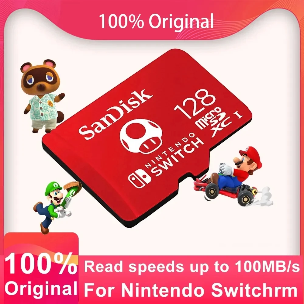 Original 128GB 256GB 512GB Purpose Storage Card 4K C10 U3 V30 micro SD TF Cards Memory Card For Nintendo Switch Game Special