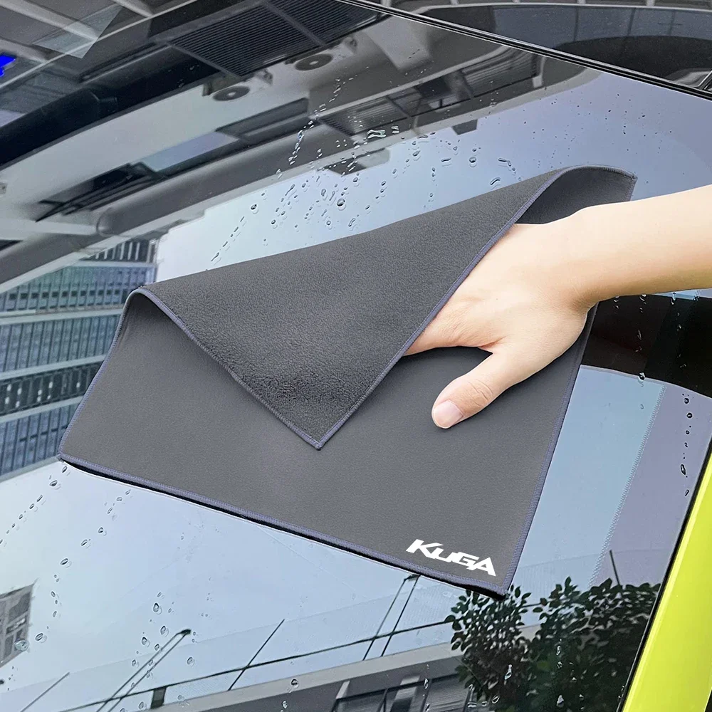 For Ford Kuga MK1 MK2 MK3 1 2 3 Accessories 30X30 cm Microfiber Cleaning Towel Thicken Soft Drying Cloth Car Body Washing Towels