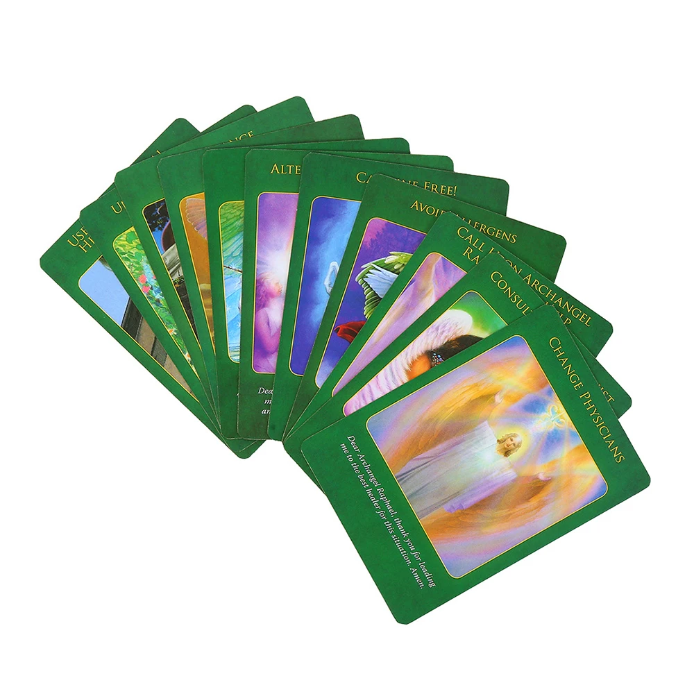 2023 Doreen Virtue Archangel Raphael Healing Oracle Cards Suitable for Beginners and Experts 15 Sets Of