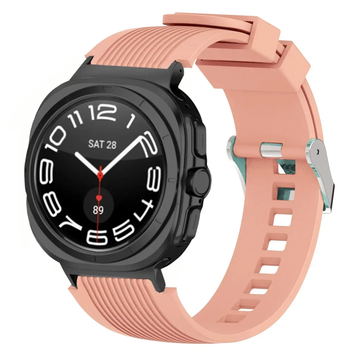 sports soft Silicone Strap For Samsung Galaxy Watch Ultra 2025 47mm breathable band For Samsung Watch 8 40mm 44mm 8 Classic 46mm