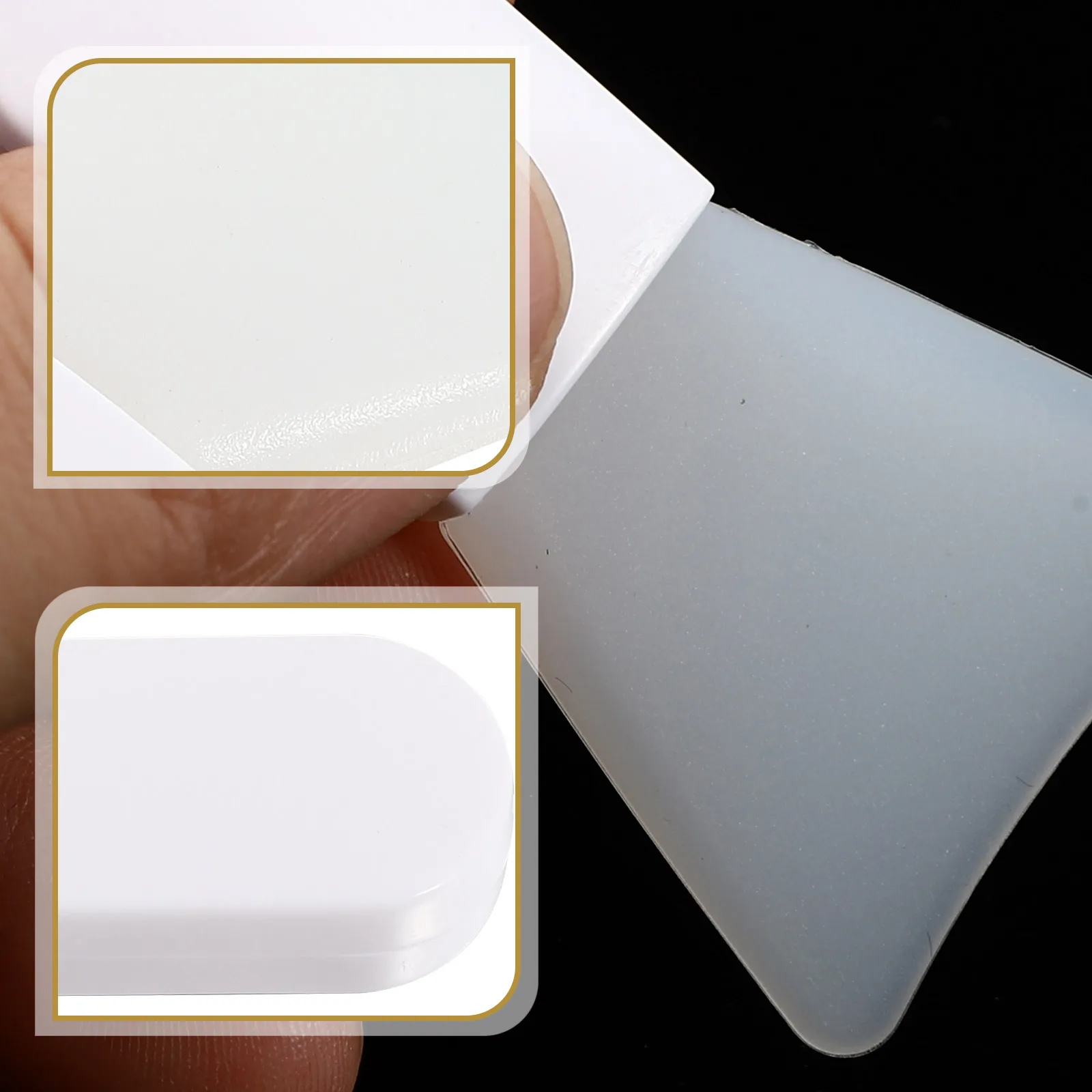 6Pcs Mini Facial Mask Brushes Short Handle Silicone Head Durable Makeup Stirring Tools for Face Care Mudpack Applications