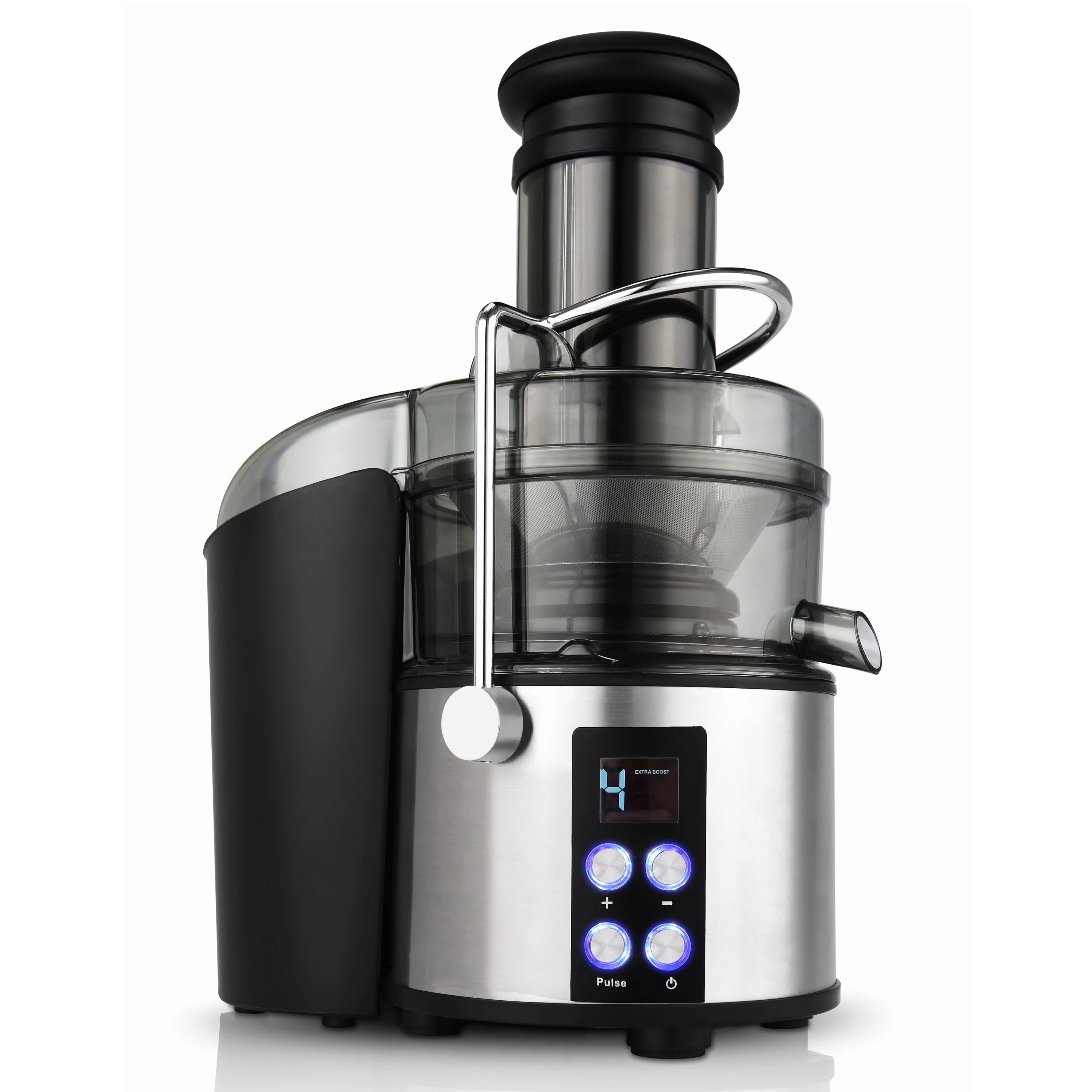 Multi-Function 4-in-1 Home Electric Slow Juicer Stainless Steel Orange Fruit & Vegetable Juicer Commercial Use