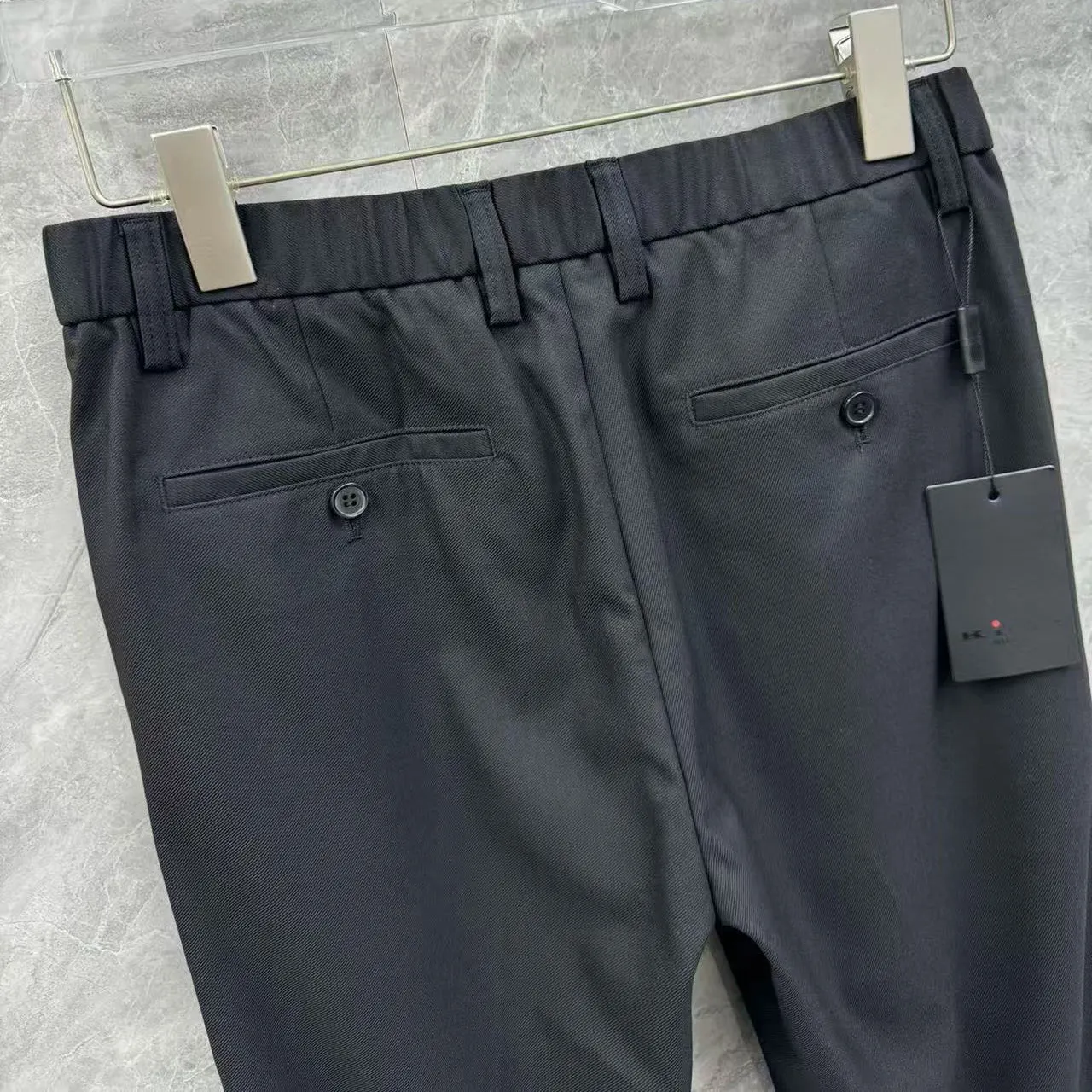 

Kiton Italian summer old money style simple solid color casual trousers