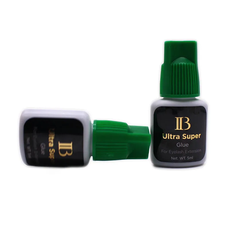 I-beauty IB Ultra Super Glue, extensiones de pestañas individuales de secado rápido, pegamento de pestañas con tapa verde, maquillaje al por mayor,