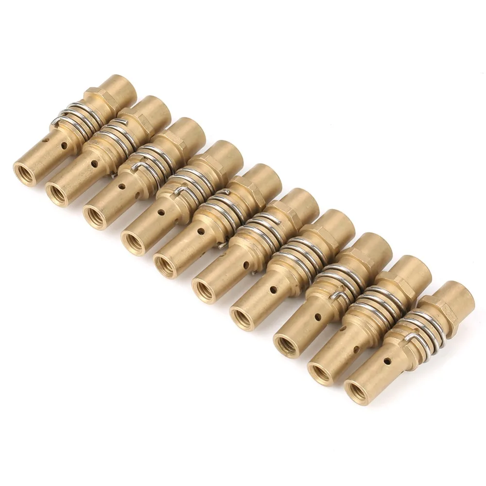 10pcs Brass MIG Welder Consumable Convenient Replacement MIG Welding Welding Torch Accessory 15AK for for 15AK