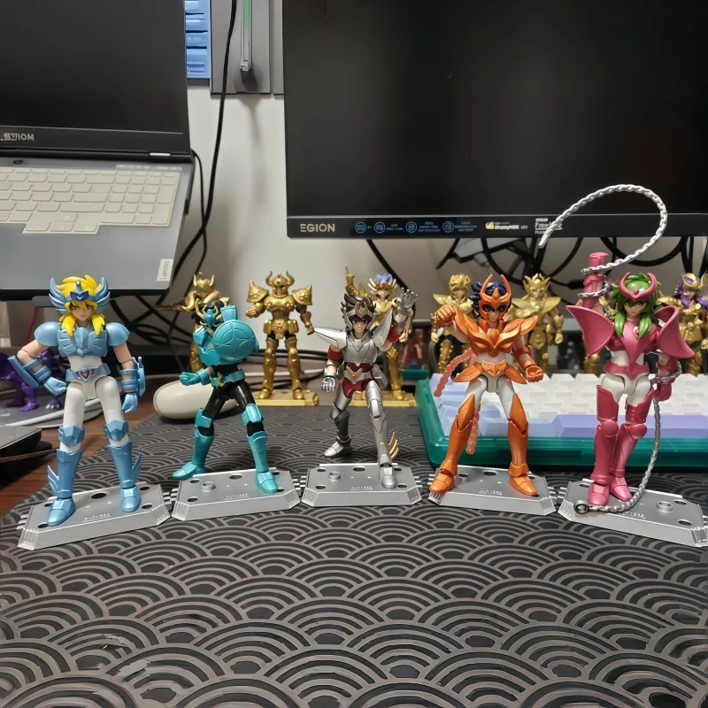 Blokees Saint Seiya Galaxy 4th Wave Building Blocks Assembled Model Desktop Ornament Home Collection Craft Statue Festival Daily