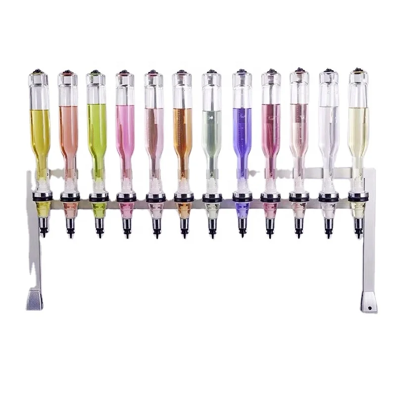 Newly Designed Desktop Wall-Hanging 12bottles Perfume Dispenser 380ml/bottle Liquid Filling Machine For Perfume Bar Cheap