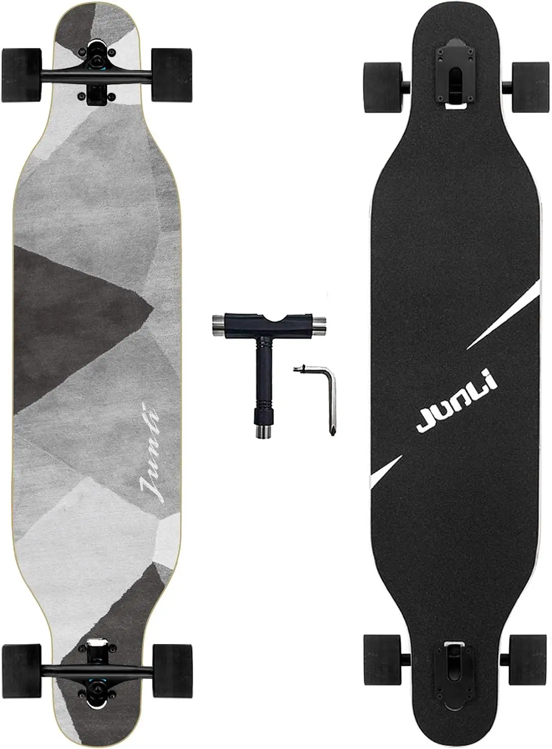 

41-Inch Freeride Longboard Complete Skateboard for Cruising Carving Downhill & Freestyle Riding