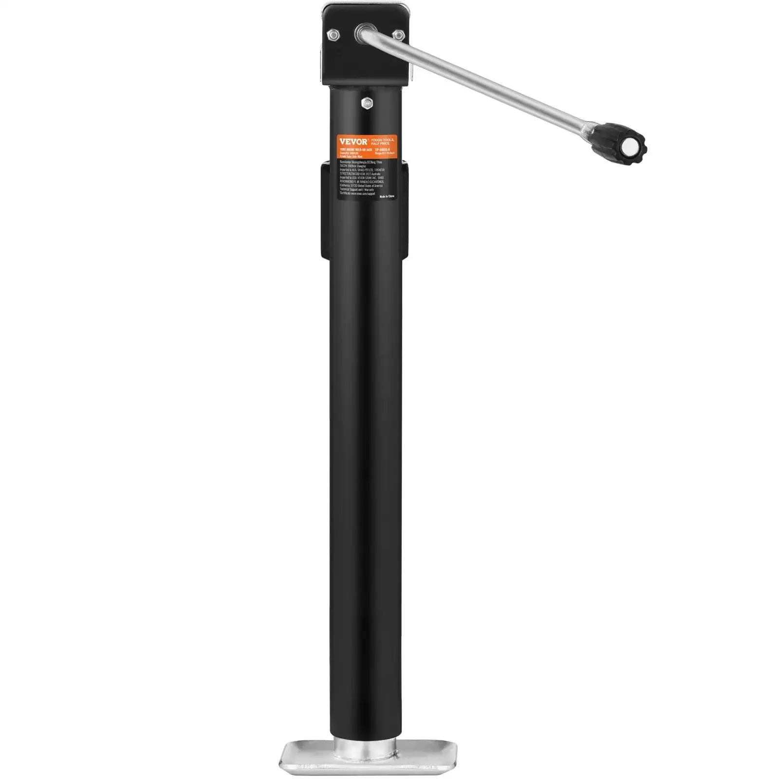 Trailer Jack, Trailer Tongue Jack Welding-on 5000 lb Weight Capacity, Stand with Handle for lifting RV.