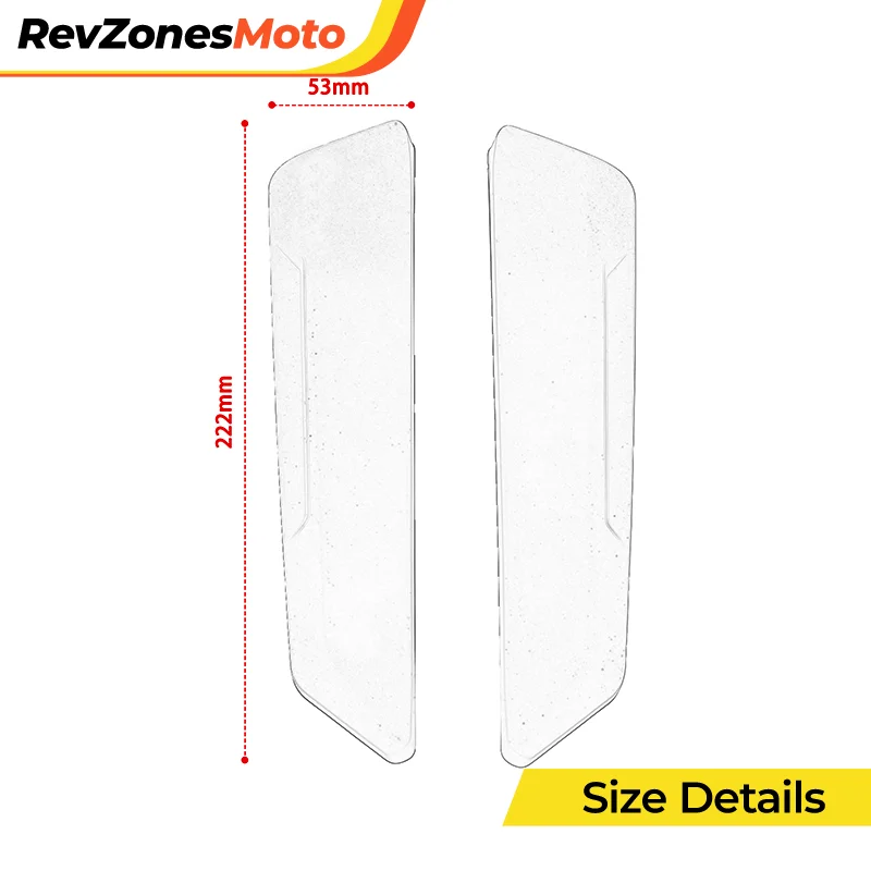 For Yamaha NMAX155 NMAX300 Motorcycle Front Fairing Scratch Protector Side Wind Air Deflectors Upgrade Accessories Parts image 4