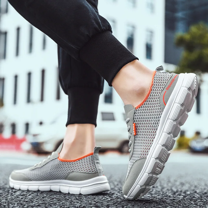 Soft Loafers Men Shoes Autumn Lazy Shoes Lightweight Cheap Mesh Casual Shoes Men Sneakers Tenis Masculino Zapatillas Hombre