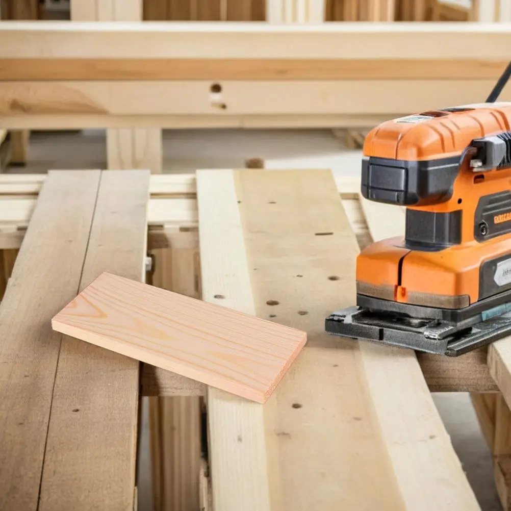 

10Pcs Pine Wood Boards Rectangular Unfinished Craft DIY School Projects Art Panels Wooden Blocks for Painting Decoration