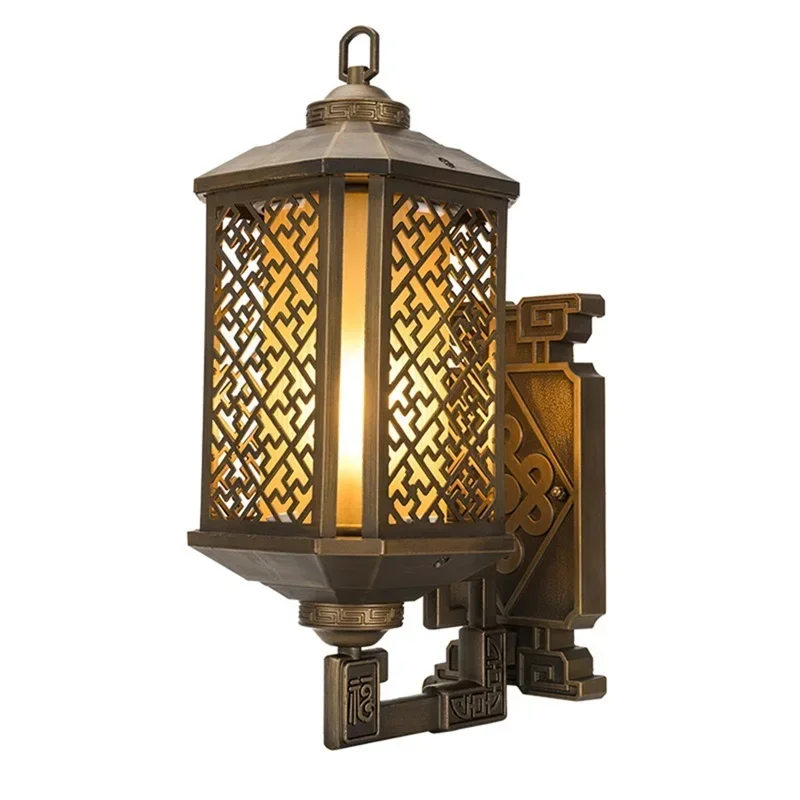 GISELLE Classical Outdoor Wall Lights Retro Bronze LED Sconces Lamp Waterproof IP65 Decorative For Home Porch Villa