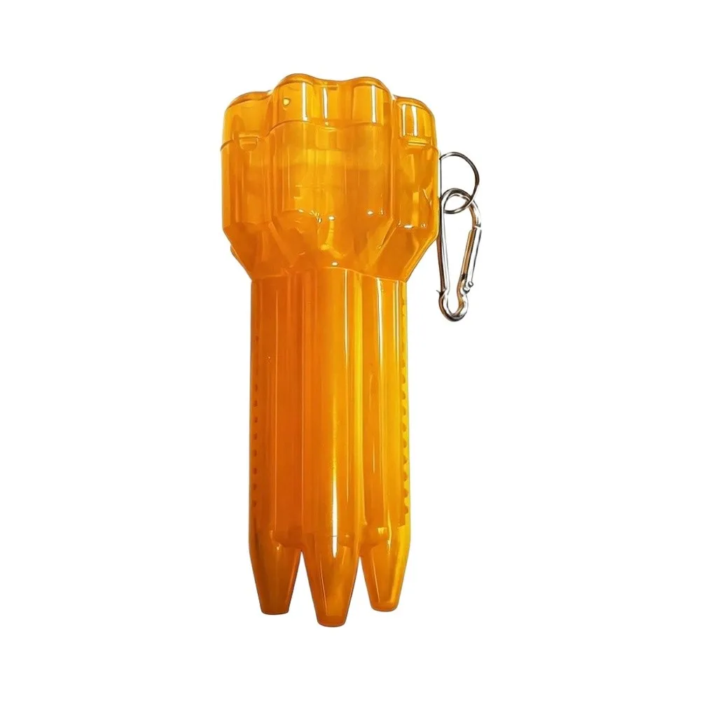 Plastic Throw Case for Darts with for Snap Fastener Lid Adjustable Length Carabiner Clip 9 Colors 15.3x7.5x5cm 47g For Outdoor