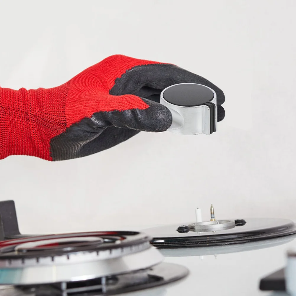 

2Pcs Gas Stove Knobs Replacement Durable Zinc Alloy Easy Install Cooker Range Accessories Stove Knobs