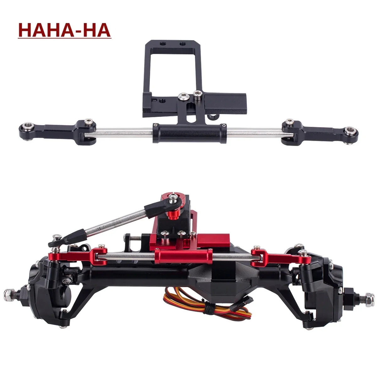 1/10 RC Crawler Full Hydraulic Steering Cylinder Kit with BTA Servo Mount for Vanquish Phoenix VS4-10 F10 Portal Axle DIY Parts