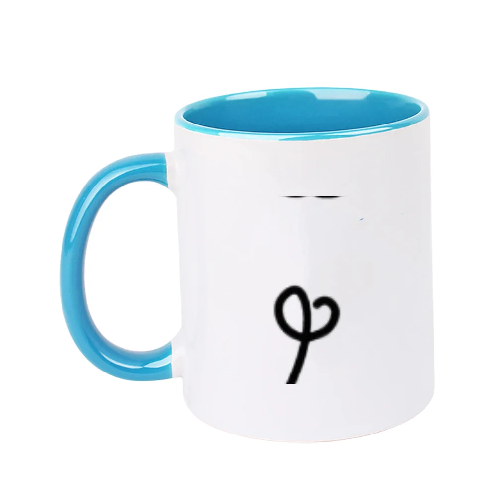 11oz Ceramic Coffee Mug with Heart Pattern Tableware for Valentine's Day and birthday Home Use Holiday Present Christmas Birthda