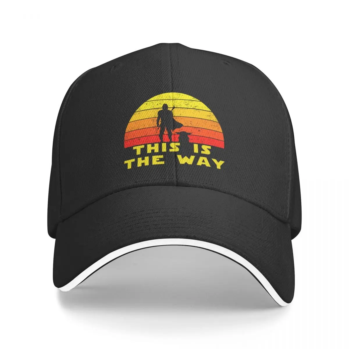 Mando Retro This is The Way ( variant ) Baseball Cap sun hat western Hat Icon Women's Hats For The Sun Men's