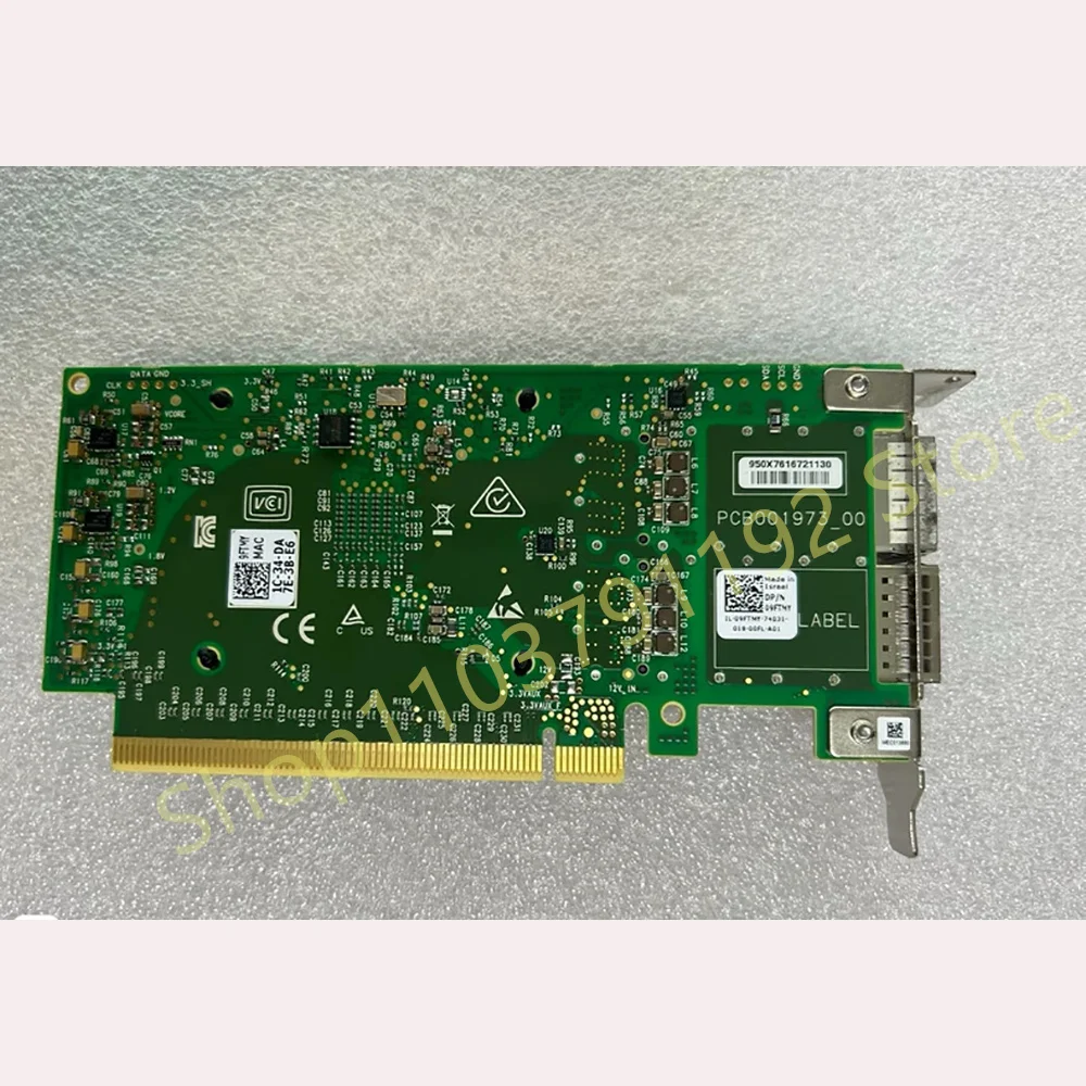 For Mellanox DELL version Ethernet dual-port 100G network Card MCX516A 09FTMY