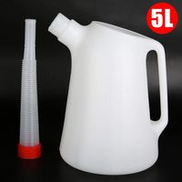 Plastic Oil Measuring Jug 1.2/2/3/4/5 Litre with Pouring Spout Container Oiler Plastic Oiler Oil Pot For Car Motorcycle