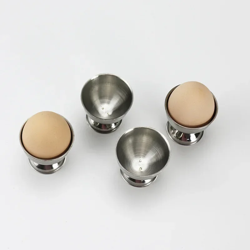 1pc Stainless Steel Soft Boiled Egg Cups Egg Holder Tabletop Cup Stand Kitchen Breakfast Cooking Tool Kitchen Accessories